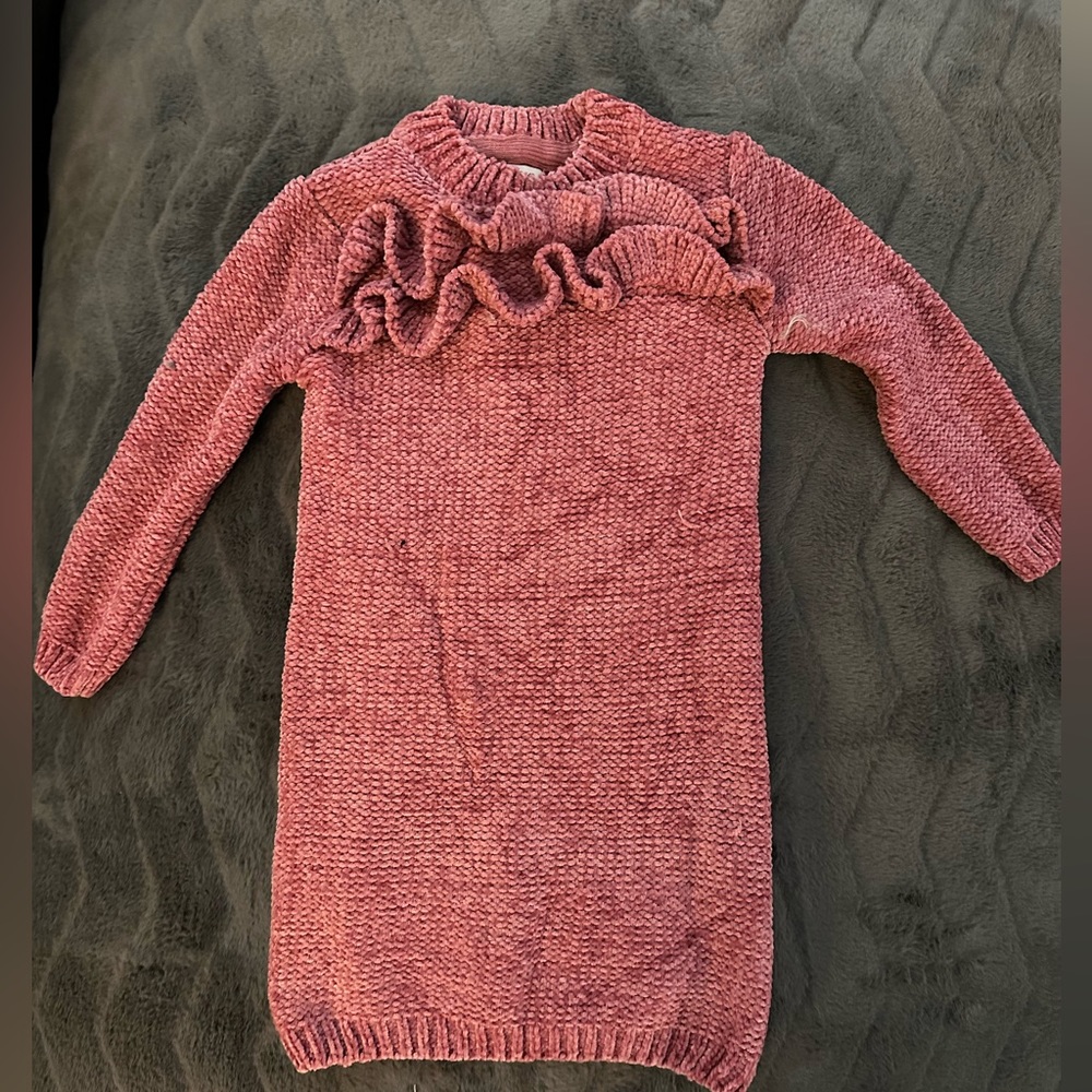 Pink sweat dress